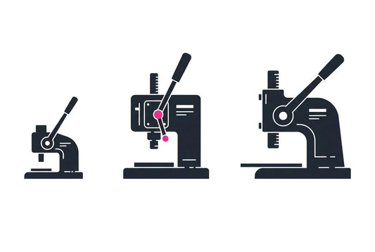 Professional header image for comparison analysis: 2x2 vs 2.5x2.5 vs 3x2 Magnet Maker Machine: Which Size Sh...