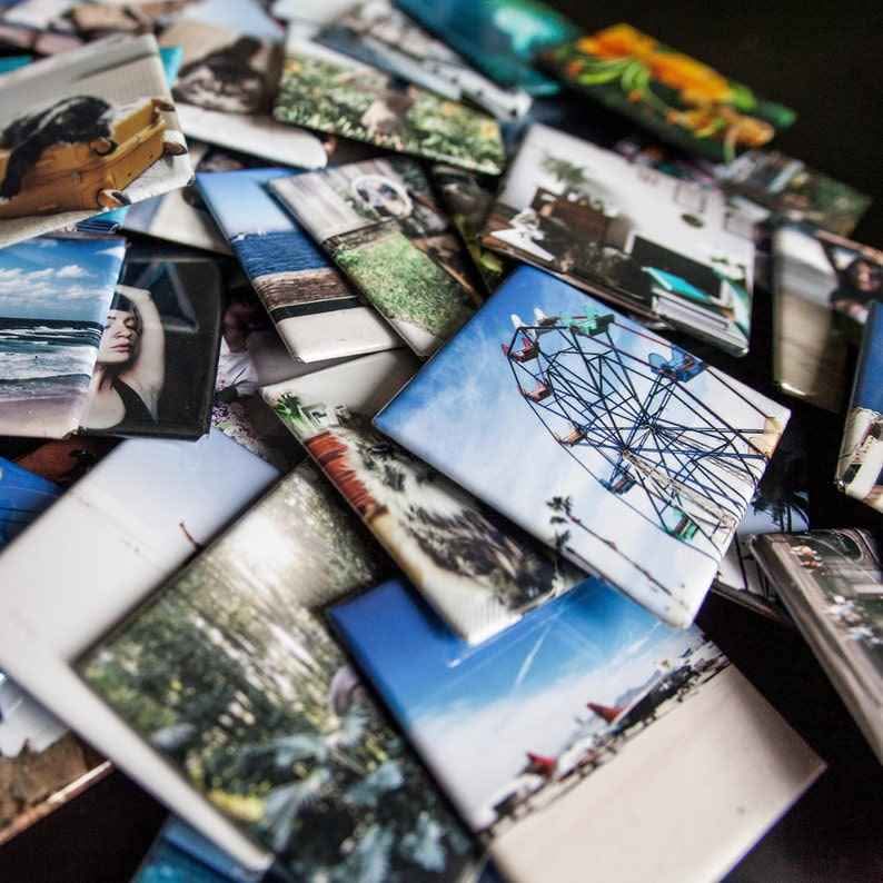 Results of custom photo magnets